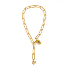 Load image into Gallery viewer, Gold Paperclip Linked Chain Bracelet
