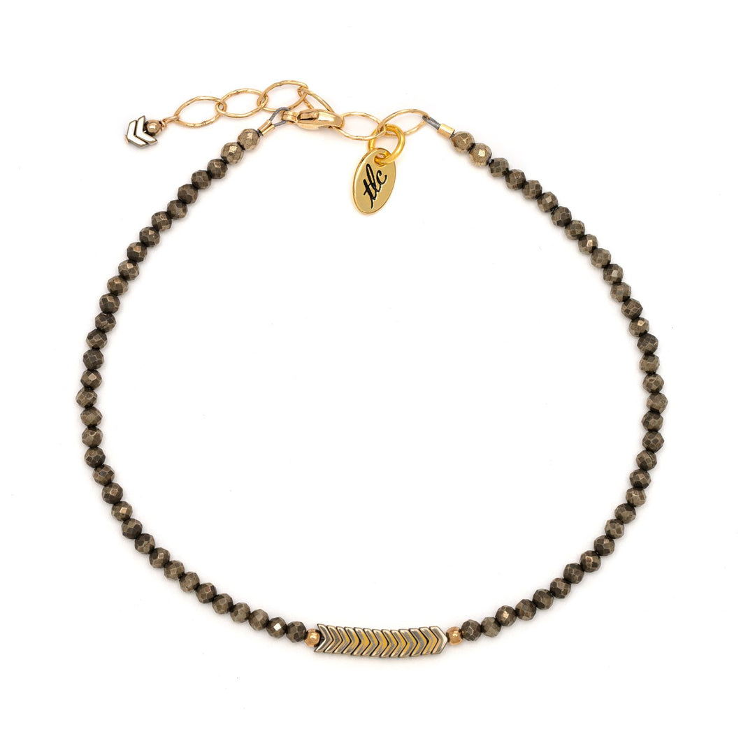Pyrite Classic Anklet