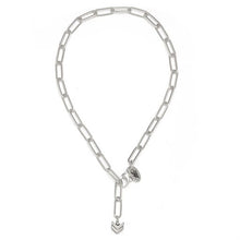 Load image into Gallery viewer, Silver Paperclip Linked Chain Anklet
