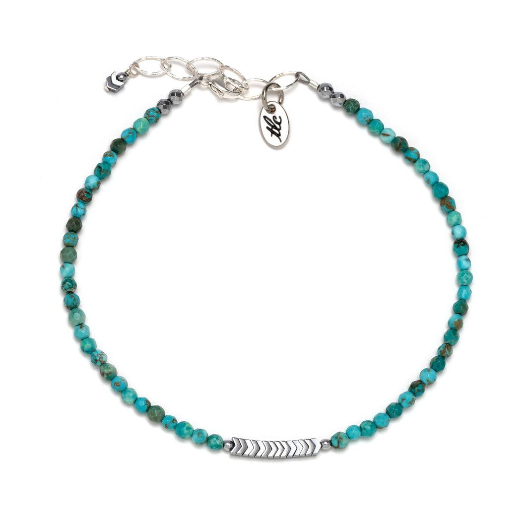 Turquoise Classic Anklet